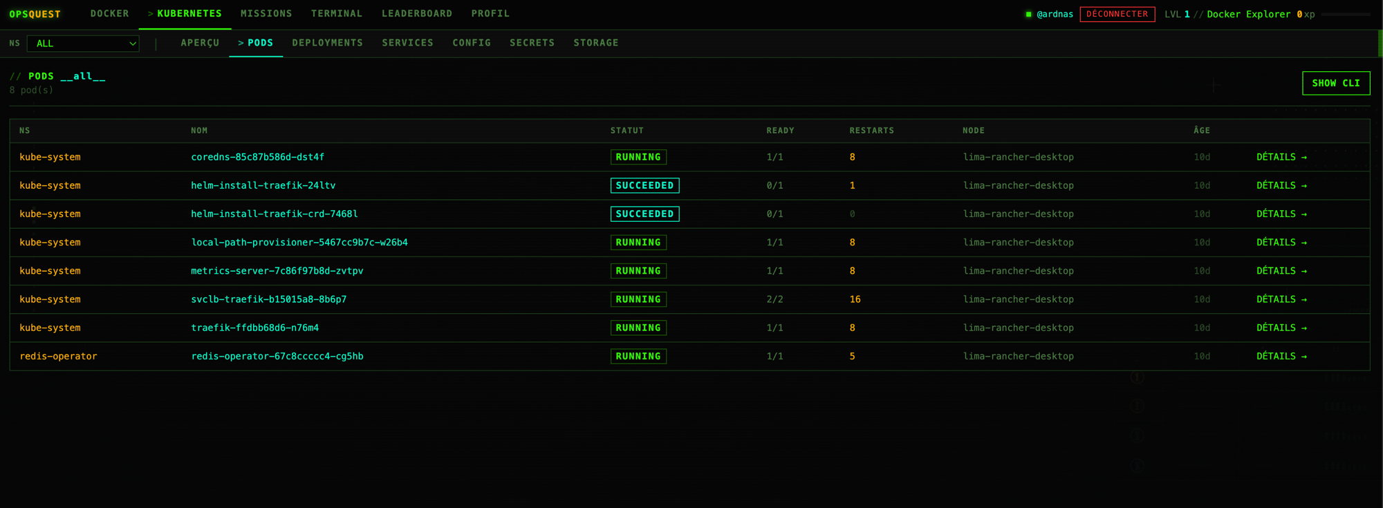 Kubernetes Pods